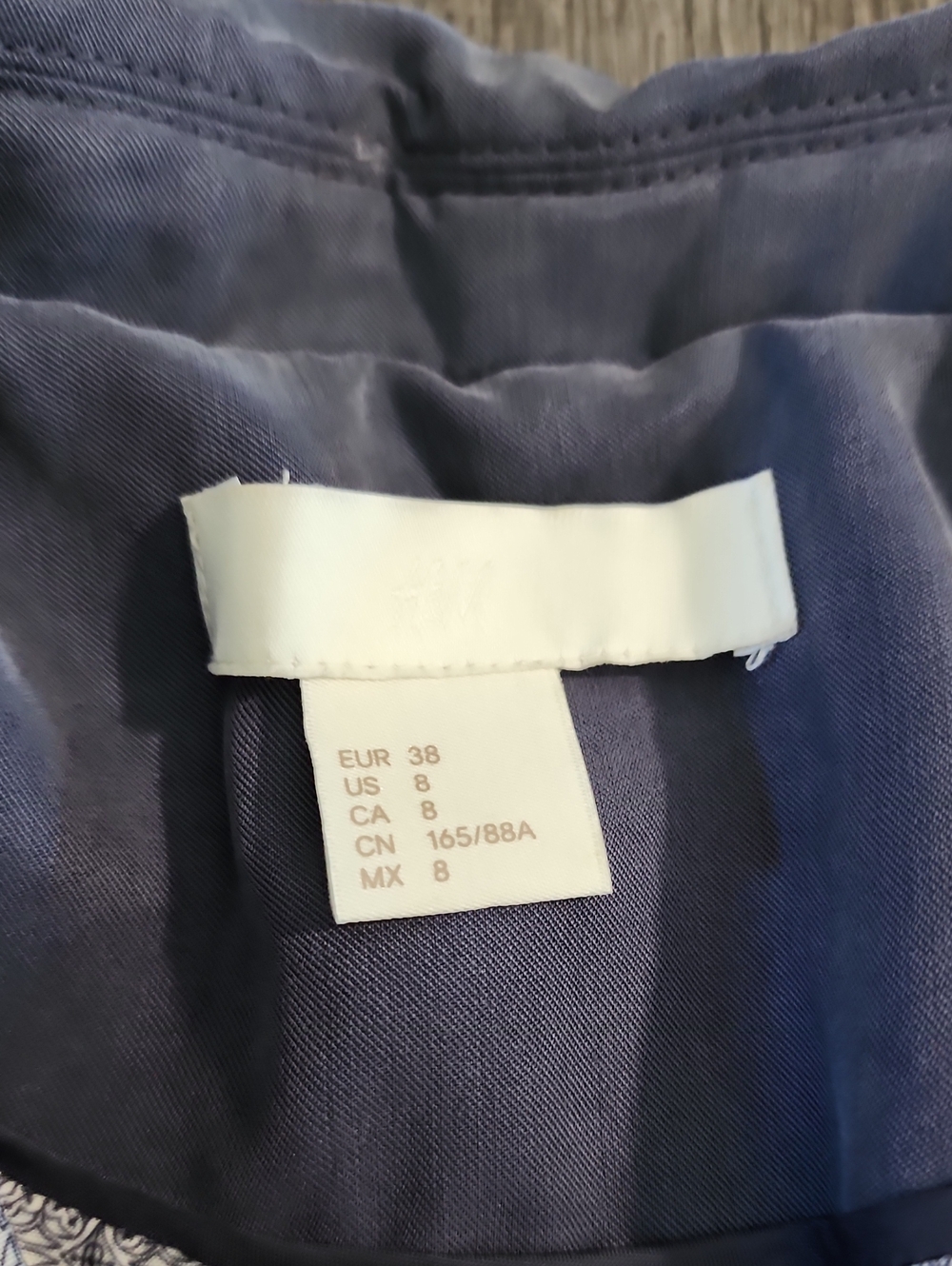 🌵 H&M Blue-Grey Fitted Jacket 🌵 - Picture 2 of 5